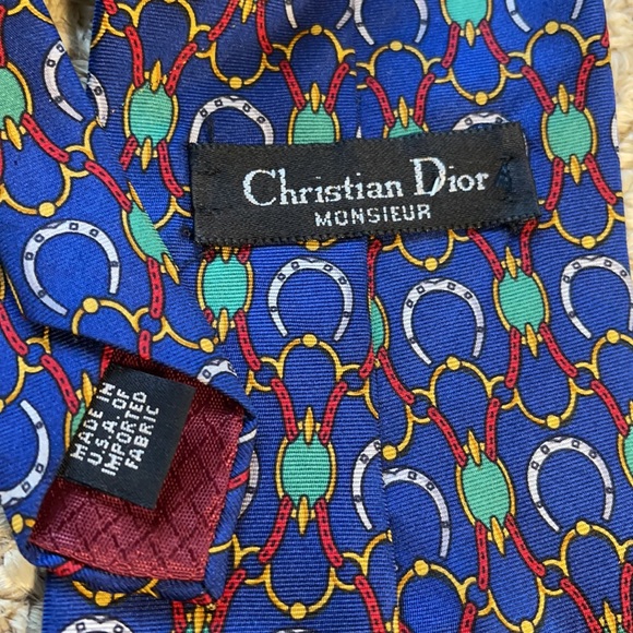 Christian Dior Equestrian Tie - Picture 2 of 6